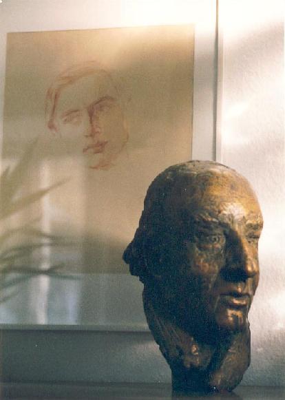 Broncebüste von Karl Ulrich Nuß