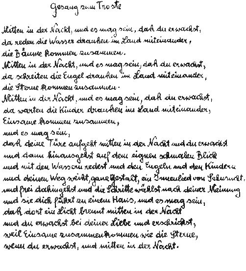 Aus "Die kstliche Flamme",1948 (vergriffen)